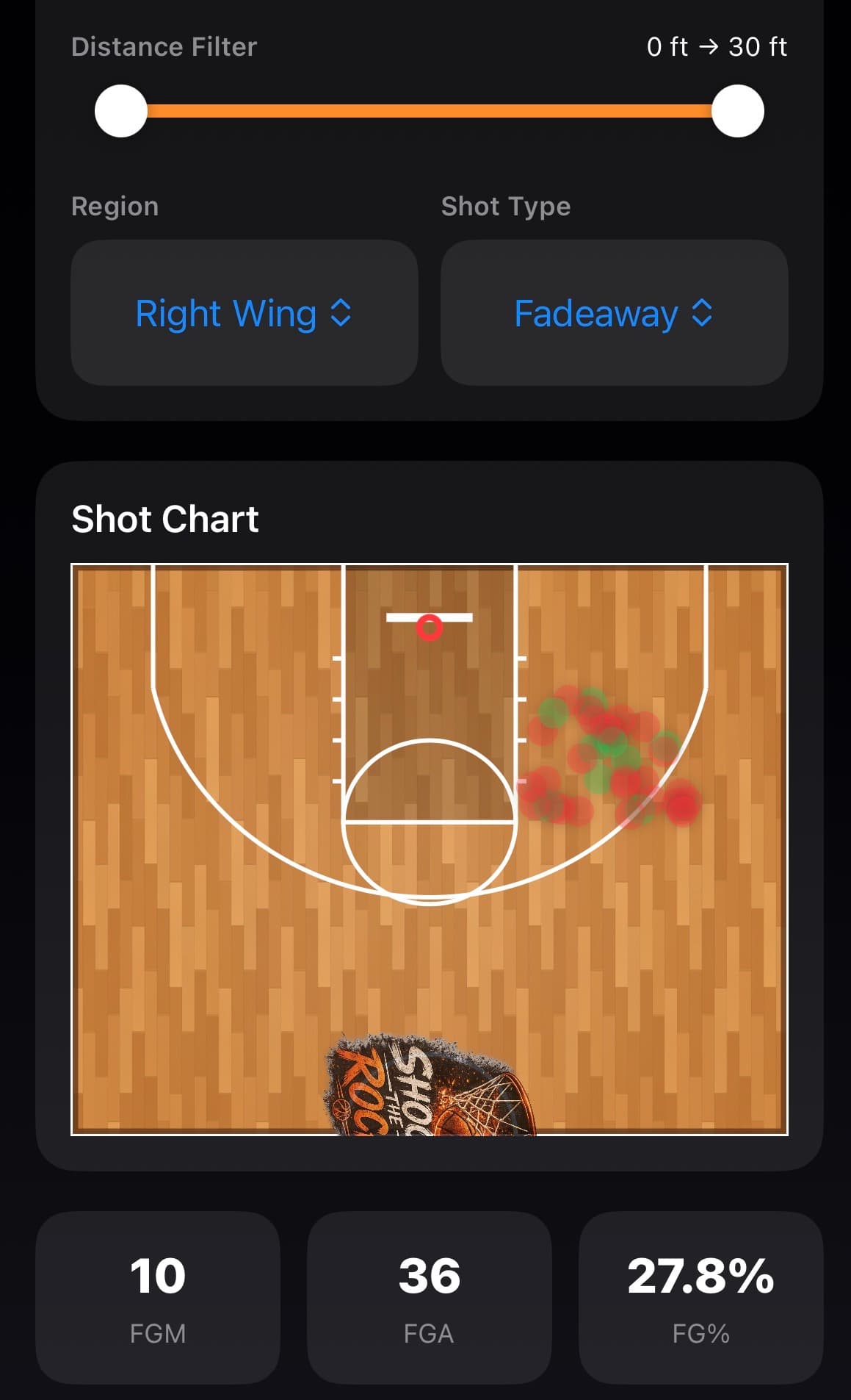 ShootTheRock filtered shot view