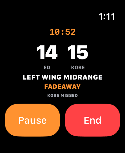 Apple Watch gameplay prompt